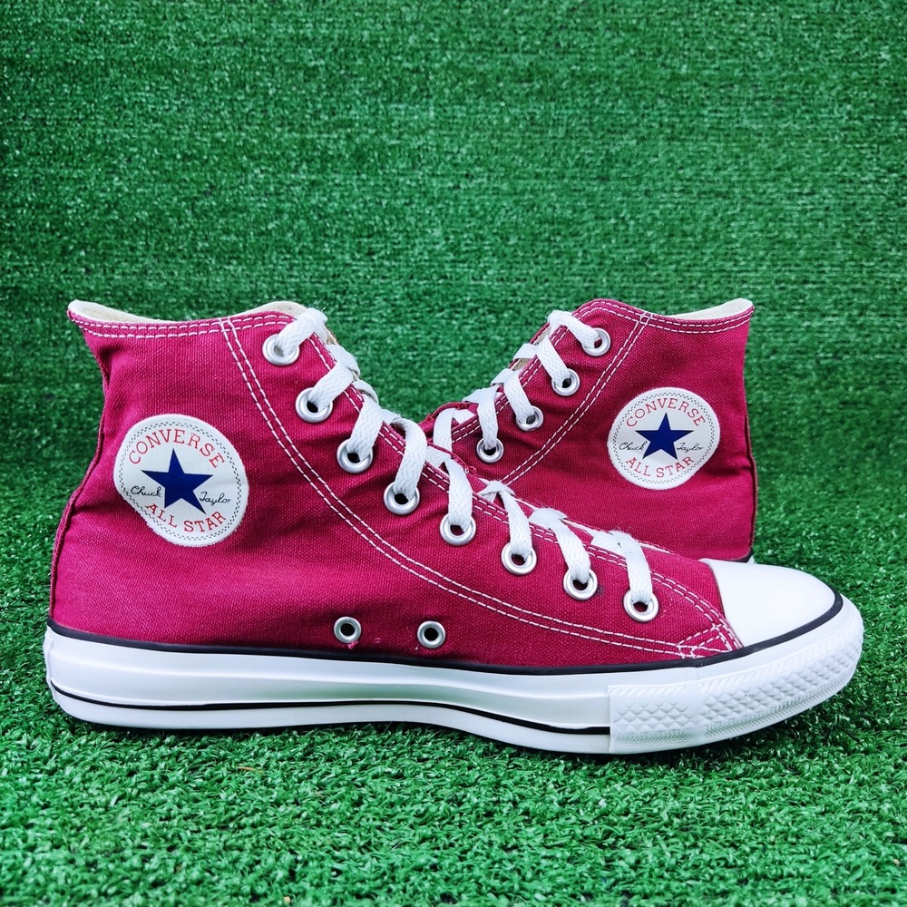 Converse Sneakers Unisex 7.5M 9.5W Maroon Chuck Taylor All Star High Top M9613 - Picture 9 of 9